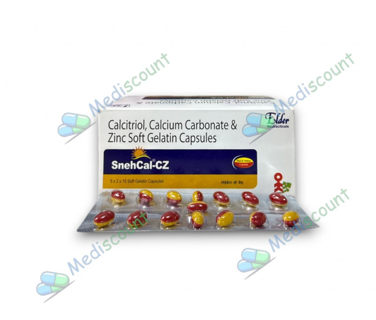 Snehcal-CZ capsule for bone health and immunity