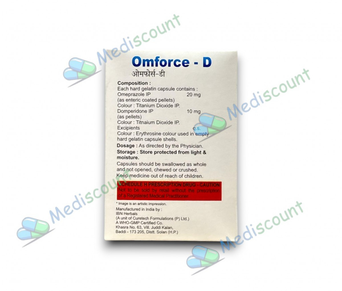 Omforce D capsule for vitamin D deficiency online at Mediscount