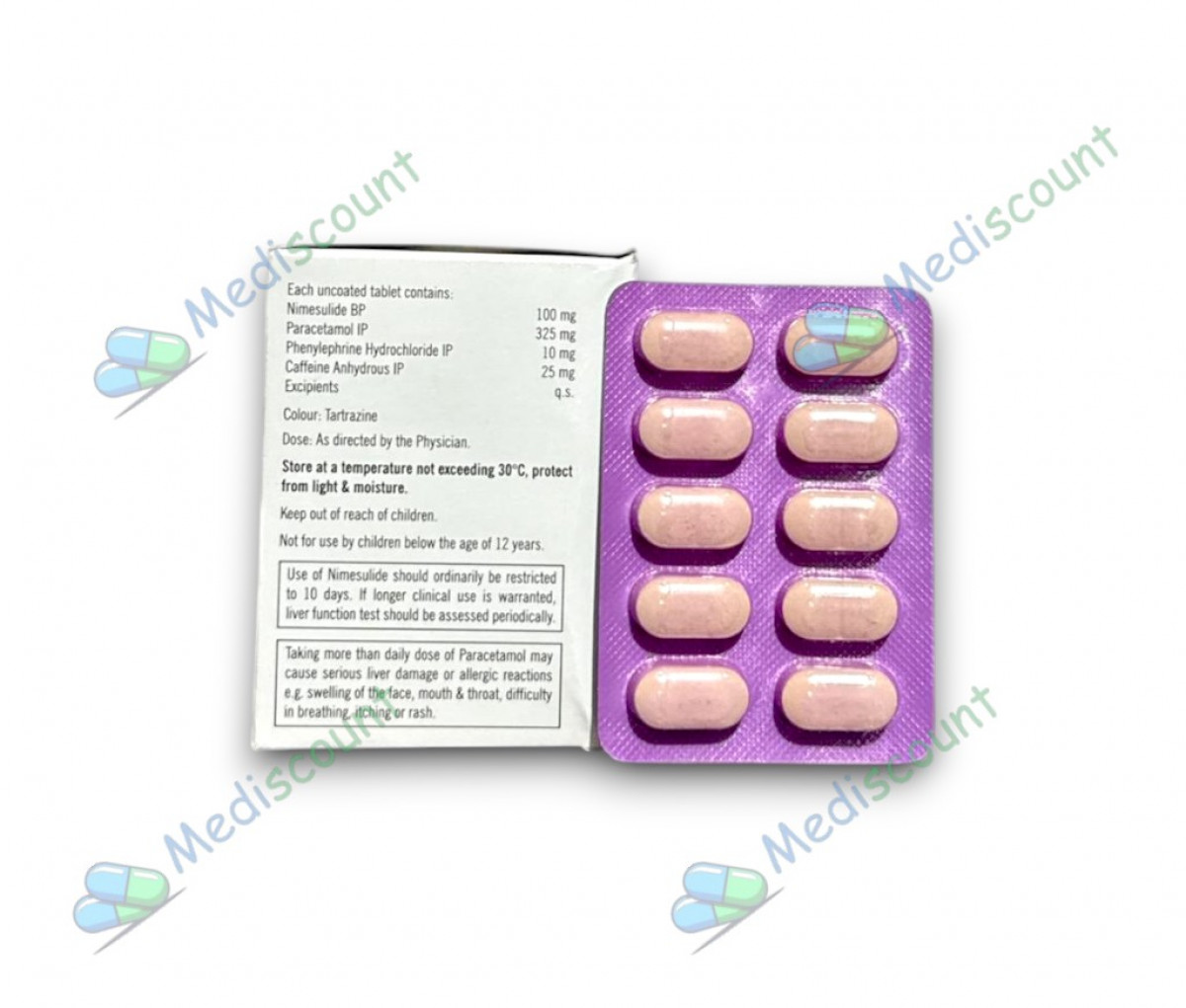 COLDFRESH TOTAL NF Tablet multi-symptom cold relief buy online Mediscount