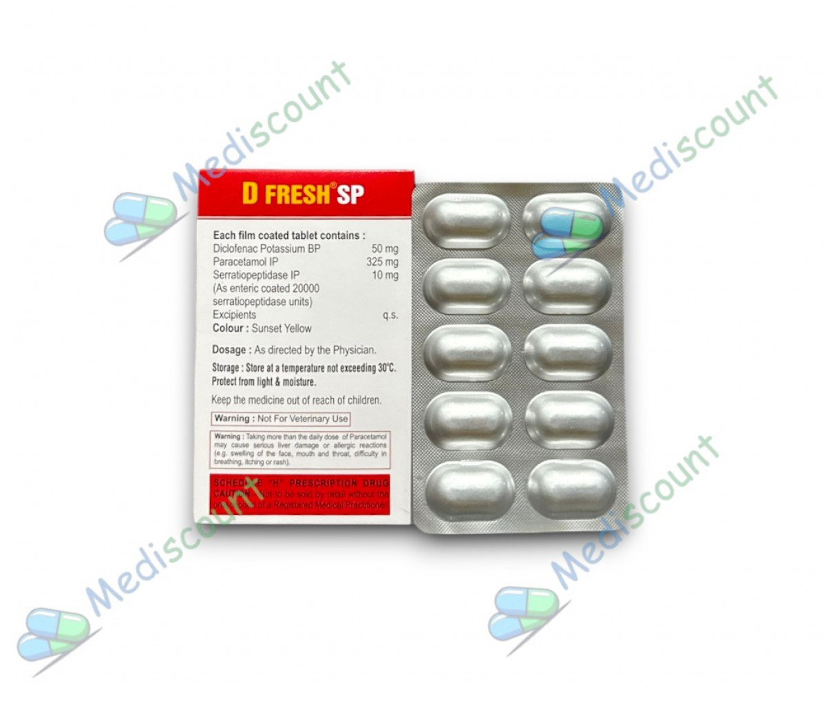 D Fresh SP Tablet pain management tablets – Mediscount