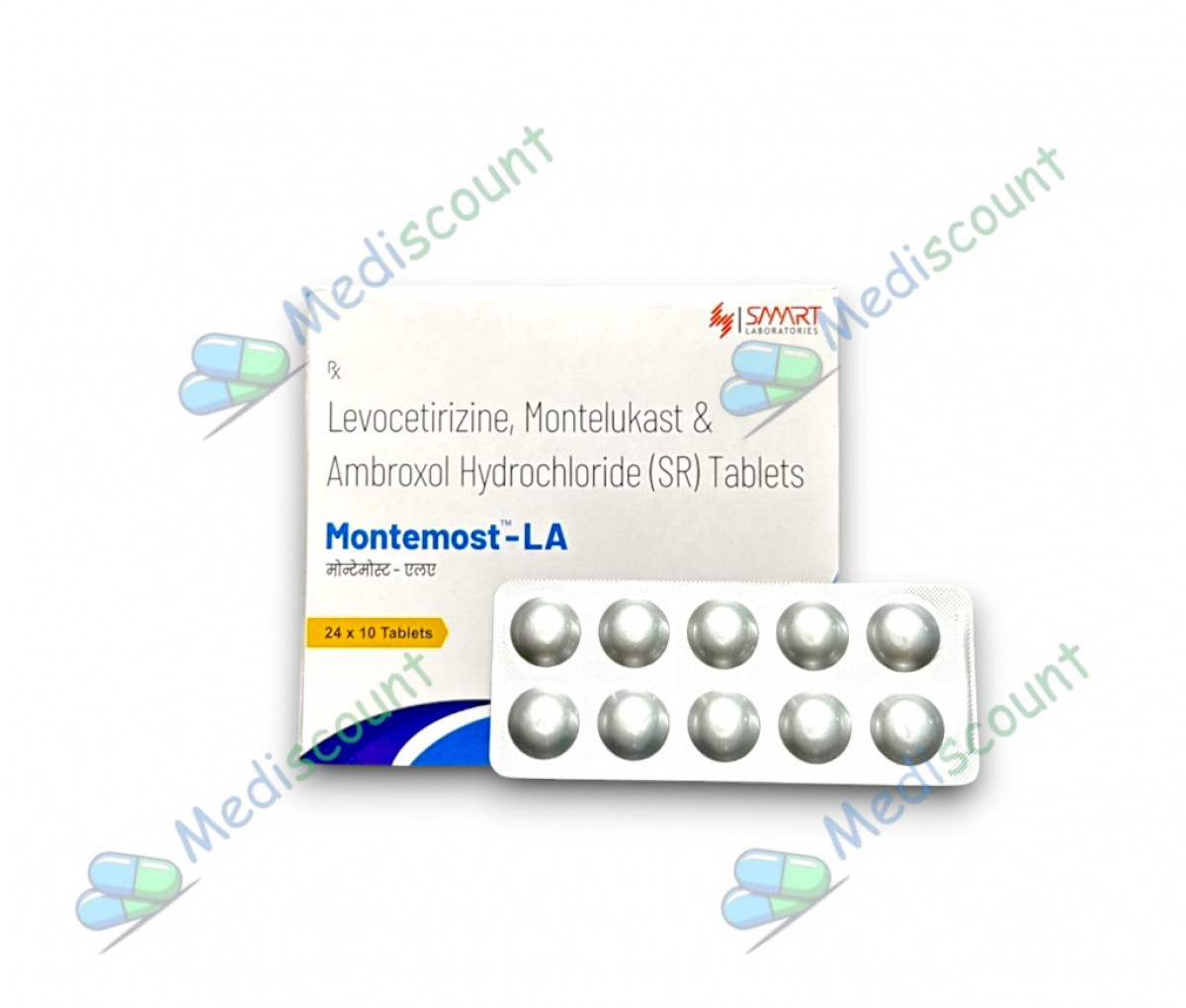 Montemost LA Tablet for allergic rhinitis and asthma – Mediscount