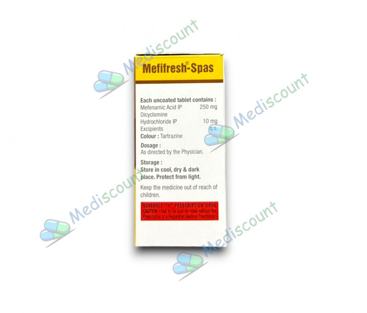 Mefifresh Spas Tablet abdominal pain relief – buy online Mediscount