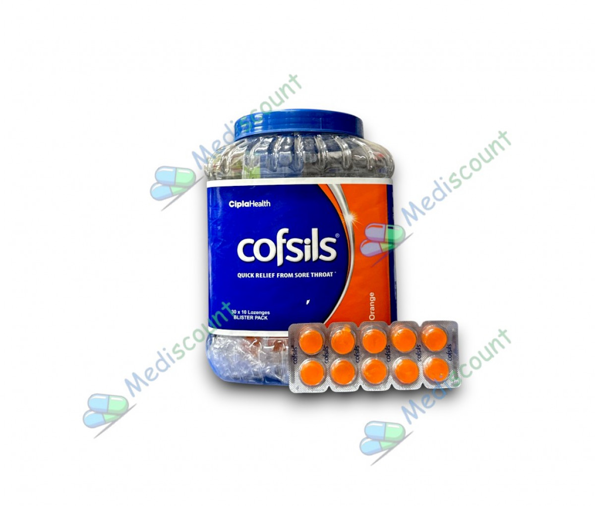 Cofsils Orange Lozenges 10